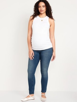 OLD NAVY by Gap ~ New! 8 or 12 ~ CAMPECHE Maternity Full-Panel Wow Skinny Jeans