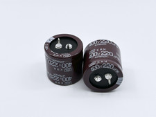 2X EKMM401VSN221MR30S Chemi-Con 220uF 400V 30x30 Snap In Electrolytic Capacitor