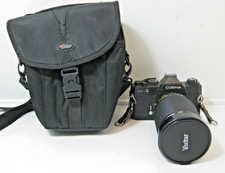 Cosina CT-1 SLR 35mm Camera Vivitar 28-200mm 1;3.5-5.3 Macro Focussing Zoom Lens