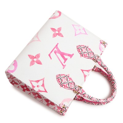 Louis Vuitton Onthego PM Hand Bag By The Pool M22976 Pink