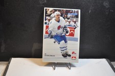1988-1989 Postcard Quebec Nordiques hockey club # 32 Lucien Deblois petro Canada