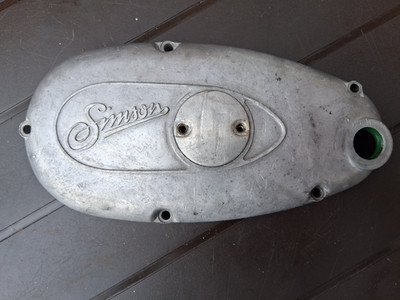 ALTER ORIGINALER SIMSON MOTORSEITENDECKEL FÜR SCHWALBE UND MEHR  AUS DDR ZEITEN