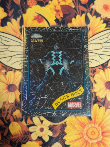 1x Black Bolt 339/399 Topps Chrome Marvel
