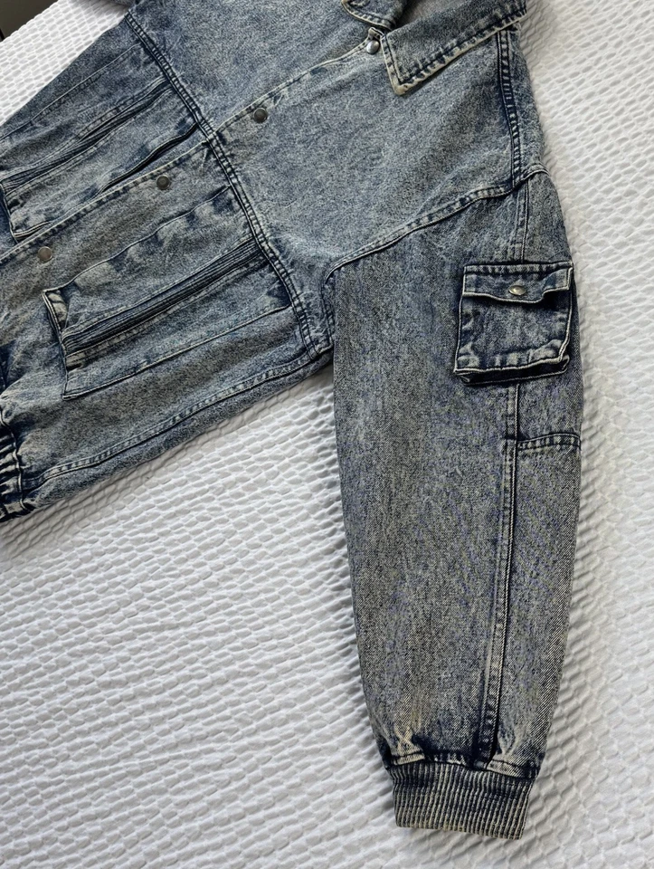 Vintage Guess Jeans Acid Wash Denim Jacket Size XL RARE HTF - Image 3 of 4