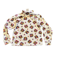 Vintage 90s The Lion King Simba Turtleneck Kids size Large All over Print USA ma