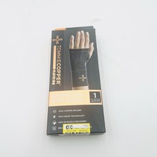 Tommie Copper Compression Wrist Sleeve Joint Pain Relief L/XL Black-NEW