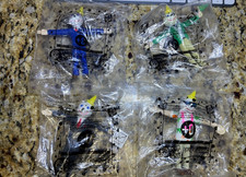 Jack in the Box Lot Of 4 BENDABLE JACK VTG Collectible Kids Meal Toys NEW Sealed