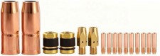 16PK .035 Mig Gun Kits tip 000068 Nozzle Diffuser 169728 Adapter 169729 for M...