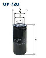 Filtron Hydraulikfilter Automatikgetriebe OP 720 Anschraubfilter FüR FM Fiat FH
