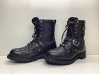MENS HARLEY DAVIDSON MOTORCYCLE BLACK BOOTS SIZE 9.5