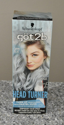 Got2b Headturner, Denim Blue, Temporary Hair Color Spray, New in box, FAST SHIP