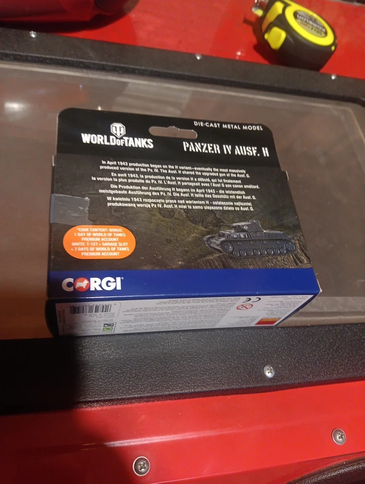 PANZER IV AUSF. H TANK "WORLD OF TANKS" DIECAST MODEL BY CORGI WT91203 - Image 2 of 4