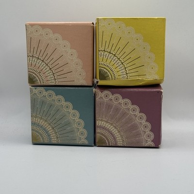 4 Vintage Avon Cologne Miniatures Here s My Heart, Somewhere,Cotillion & Topaze