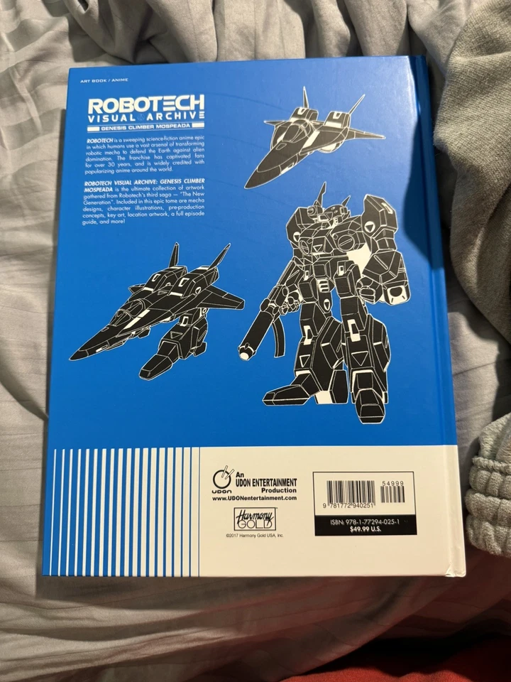 RARE! Robotech Visual Archive Genesis Climber Mospeada Udon Art Making of Book Foto 2 de 4