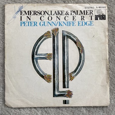 EMERSON, LAKE & PALMER- Peter Gunn / Knife Edge Vinyl, 7'', Single, 45 RPM, Spain