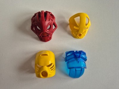 4 verschiedene Lego Bionicle  Masken   Konvolut