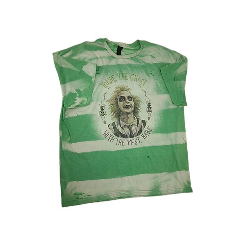 Camiseta Gildan Estilo Suave Talla 2XL/2 TG/2EG Manga Corta Verde Gráfico Halloween - Imagen 4 de 7