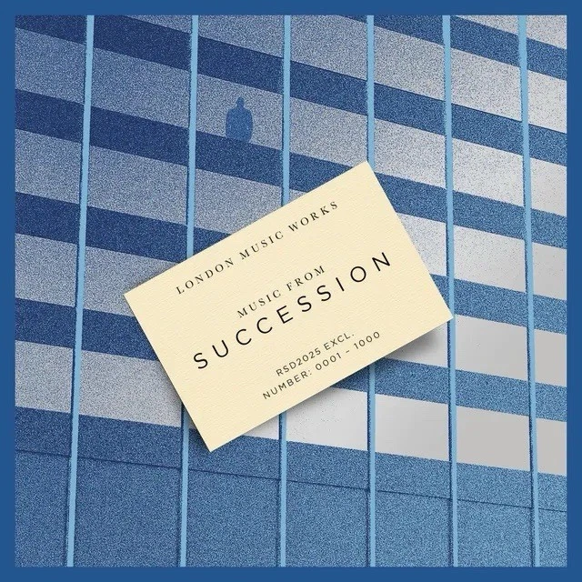 Succession OST RSD 2025 7” Transparent Blue Vinyl 1000 Copies WW + Numbered Card Foto 2 de 2