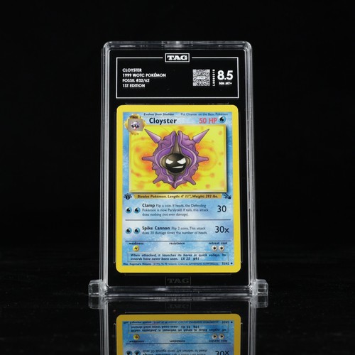 Cloyster (1st Edition) graded TAG 8.5 for sale on eBay
