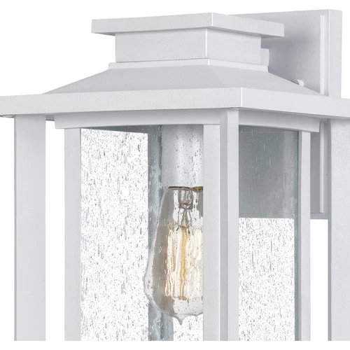 Wakefield 1-Light Outdoor Wall Mount in Matte White - Picture 5 of 7