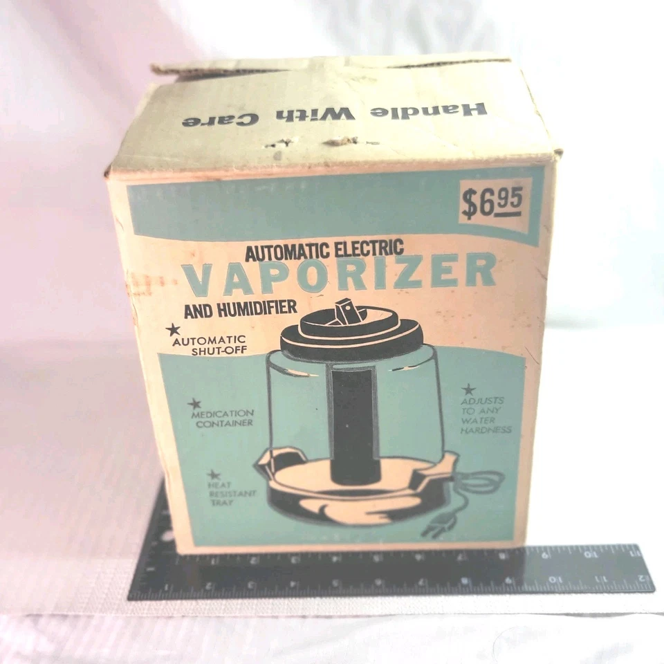 Vaporizer Humidifier Vintage 50s Pink W/original Box & Instructions Works Great! Foto 2 de 4