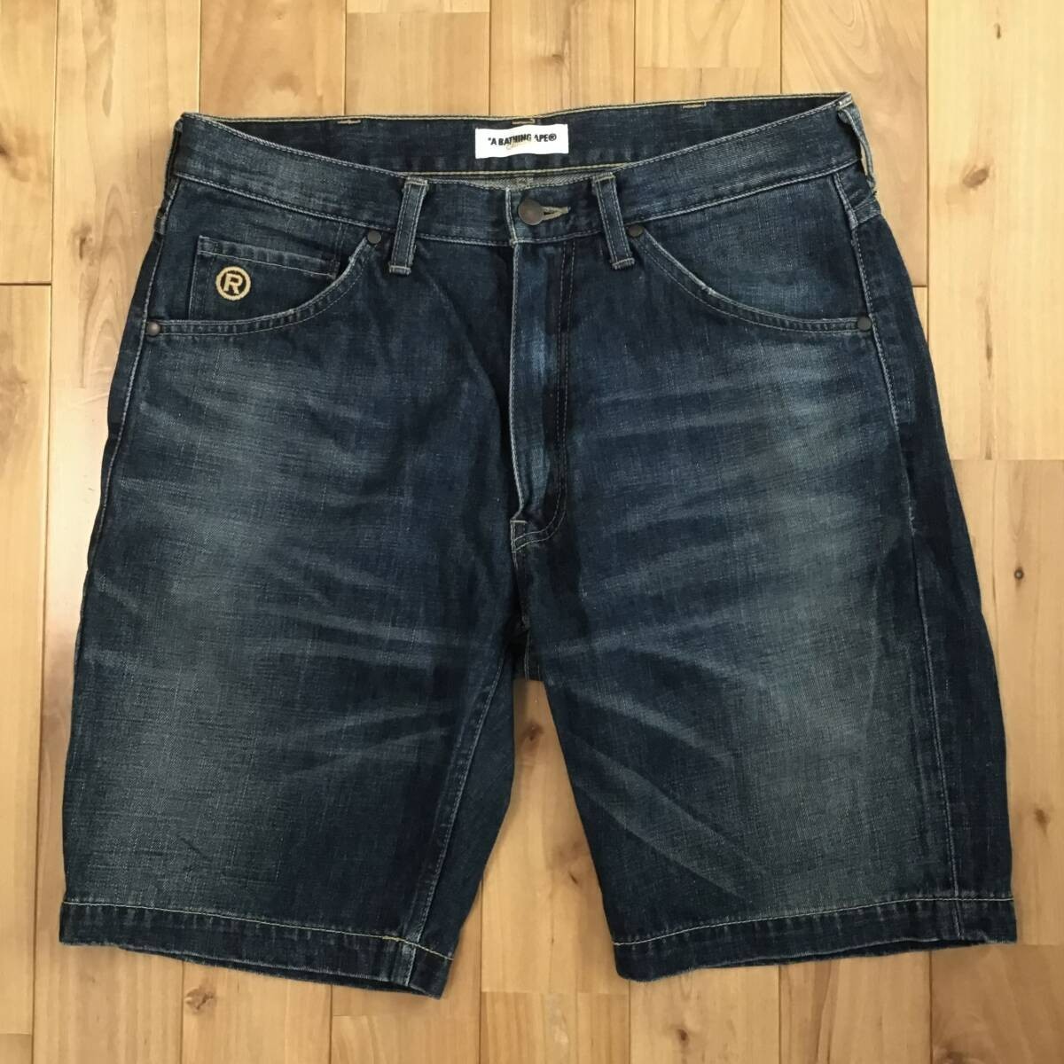 Fire BAPE STA denim shorts a bathing ape star NIGO Size M | eBay