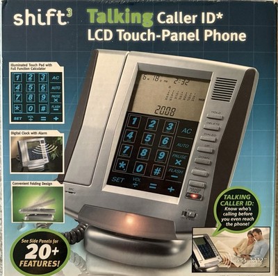 Shift 3 Talking Caller ID LCD Touch Panel Phone Landline Telephone