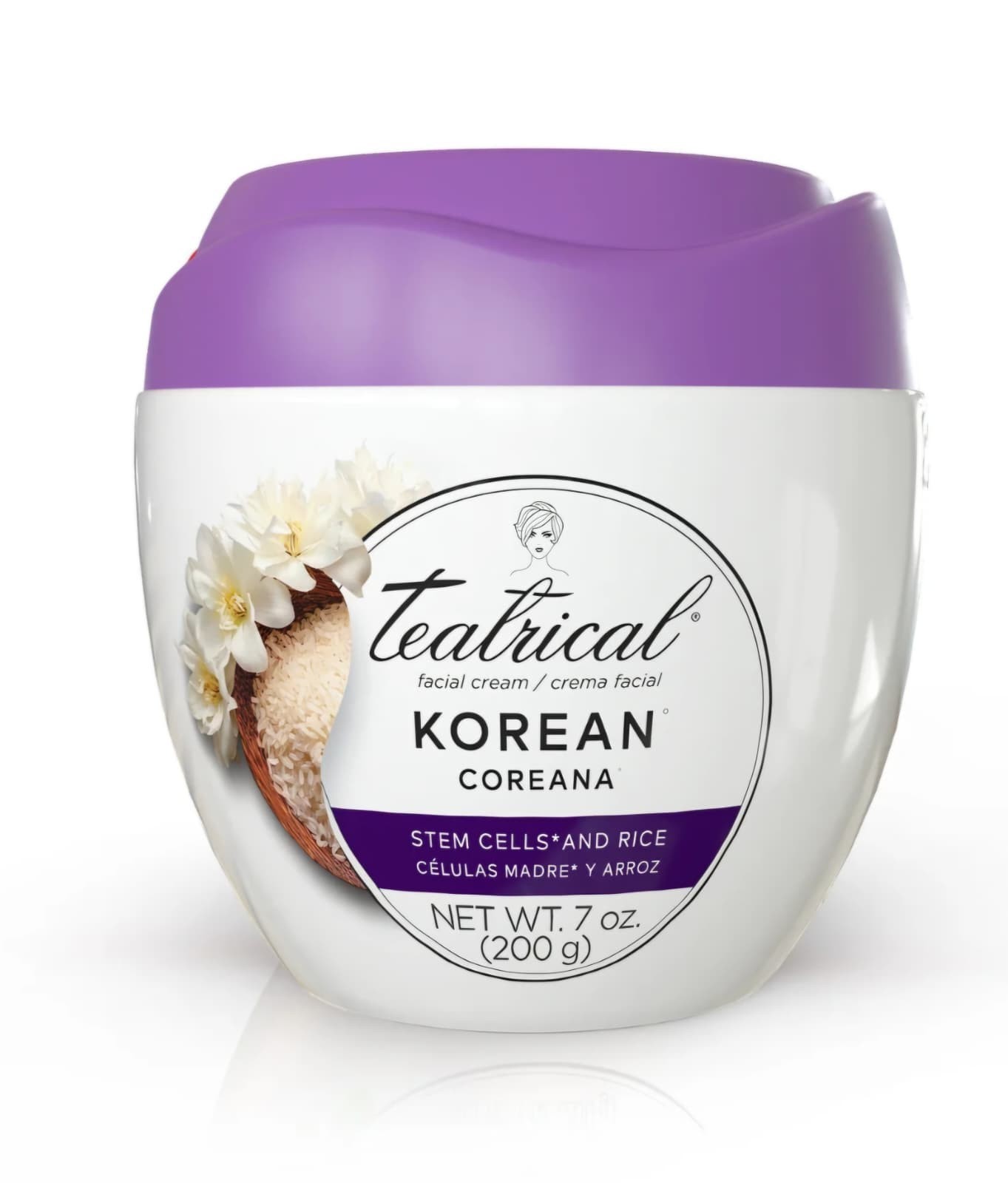 Teatrical Korean Facial Cream Effect with Stem Cells and Rice| Face ...
