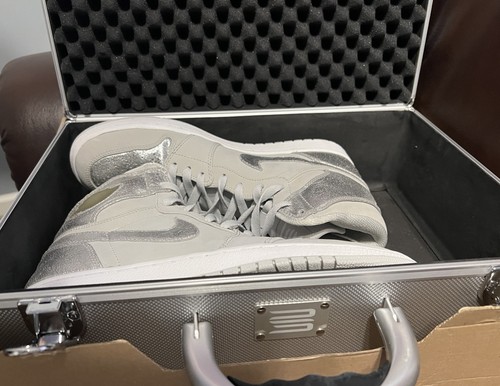Air Jordan 1 Retro High ‘Silver 25th Anniversary’ 396009 001 Size 12 - Picture 4 of 11