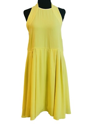 NWT $350 Camilla & Marc Monastery Halter Tent Dress Lime/Ivory Sz US 6 (AU  10) | eBay