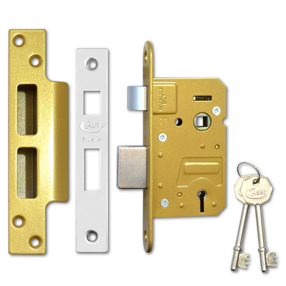 Asec Sashlock 64mm SS 5 Lever (AS1008)