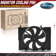 Radiator Cooling Fan Assembly w/ Shroud for Chrysler Crossfire	2004-2006 V6 3.2L