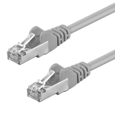 CAT5 e Kabel F/UTP Patchkabel DSL LAN Netzwerkkabel Ethernet grau 0,25 m - 50 m