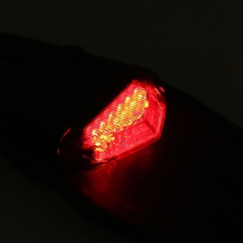 Alchemy Parts Motorcycle Rear Stop Tail Light LED Strip 12V Running Brake Light For Motorbike Quad Bike ATV Dirt Bike Custom Chopper Scrambler Café Racer Tail Tidy | Flush Mount | Red - Foto 10