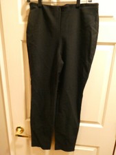 SOMA VANISHING SLIM LEG BLACK STRETCH PANTS SIZE MEDIUM NEW