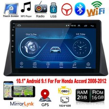 10.1'' HD Screen Android 9.1 For 2008-2012 Honda Accord 8 Car Stereo Radio GPS