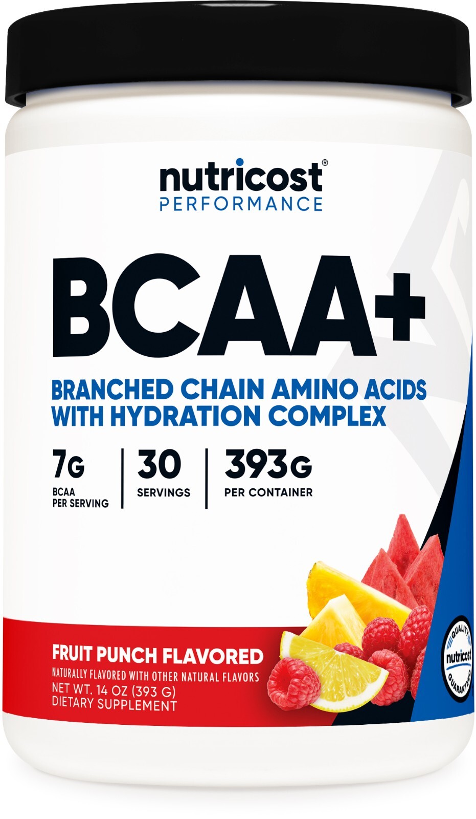 Nutricost BCAA + Увлажняющий порошок (фруктовый пунш), 30 порций