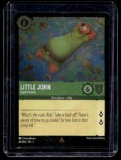 Disney Lorcana Rise of the Floodborn Little John Loyal Friend Foil 84/204