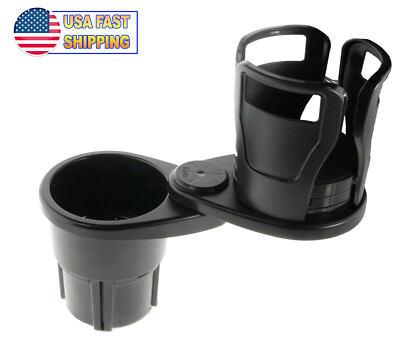 #ad #ad Adjustable Car Cup Holder Expander Adapter 2 in 1 360 Degree Rotating Expand $12.95