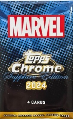 2024 Topps Chrome Sapphire Marve lTrading Cards Complete Your Set U PICK