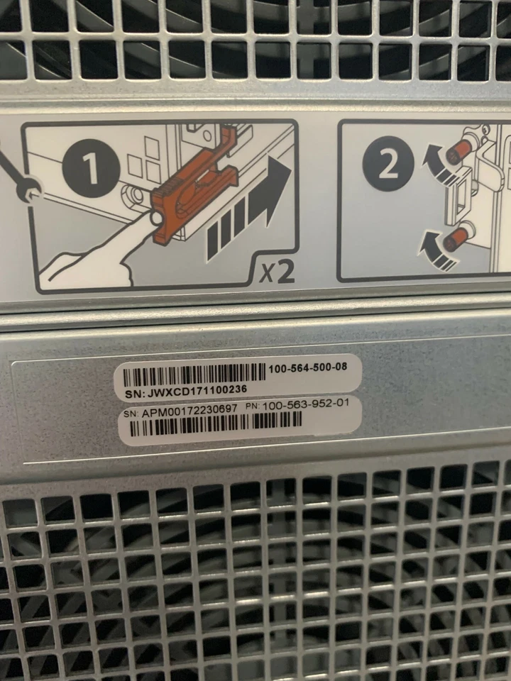 4U 60 Bay LFF SAS3 12Gbs JBOD Storage Expander w SAS Inteposer all 60 caddies - Image 3 of 4