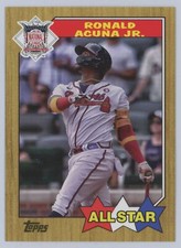 2022 Oversized 1987 Topps All Star Boxloaders Ronald Acuña Jr. Braves