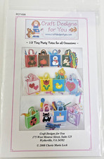 12 Tiny Party Totes For All Occasions PCT 1008 Pattern 2008 By Cherie Marie Leck