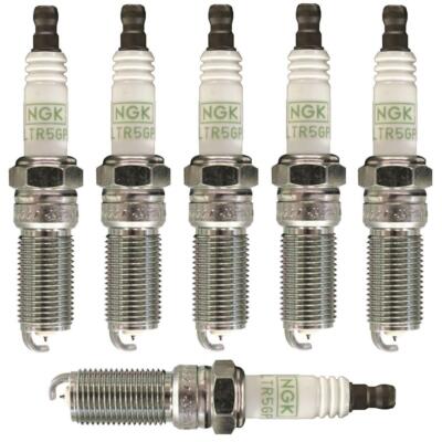 NGK Spark Plug Set (6 Pieces) (G-Power Platinum) (Gap 0.040)