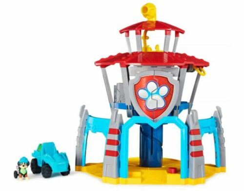 Paw Patrol DINO RESCUE HEADQUARTERS Playset w/ REX Figure & Vehicle NEW - Picture 1 of 1