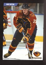 Andy Sutton Atlanta Thrashers Photocard