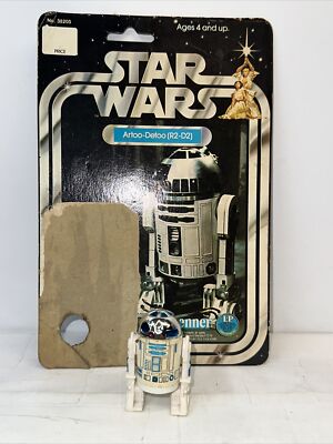 1977 Star Wars R2d2 Figure 12 Back Card Astromech Droid Great