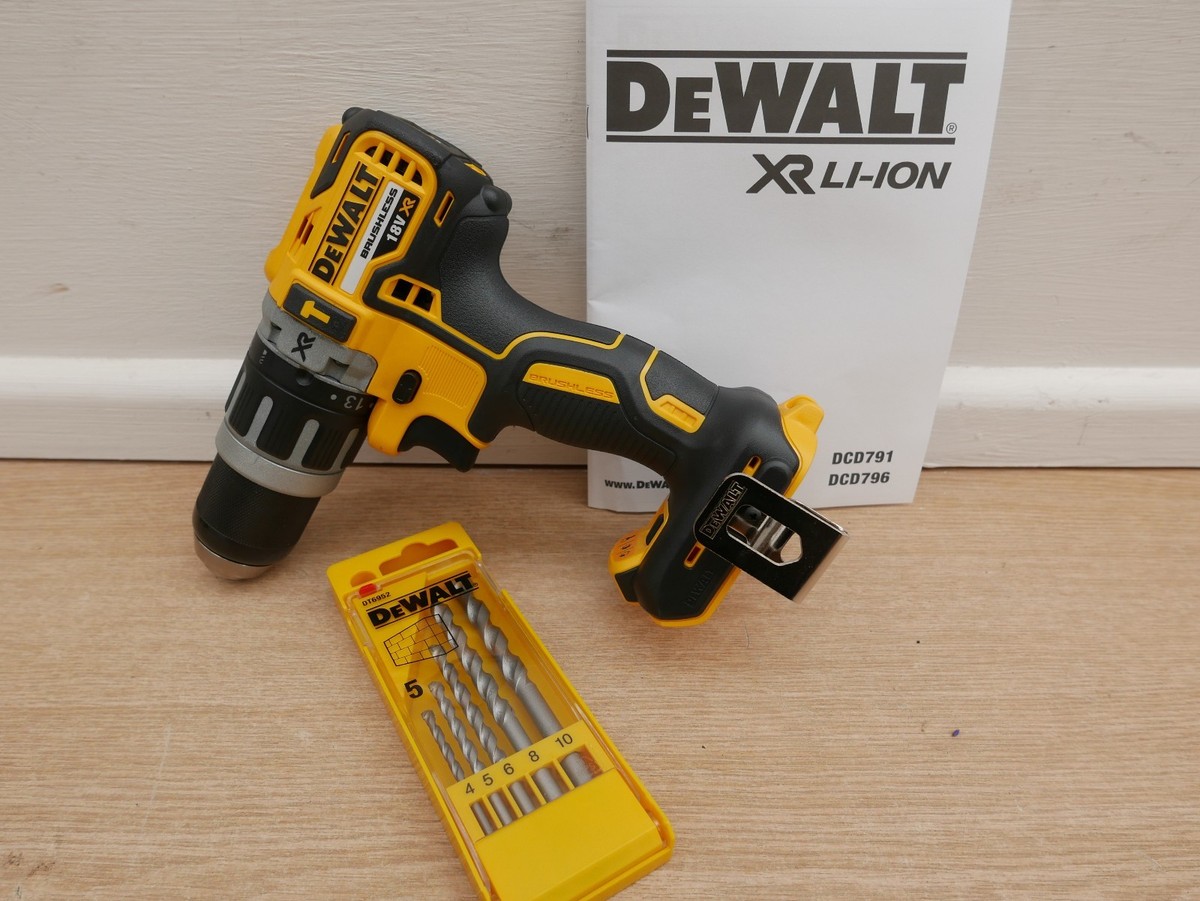 Hammer Drill Dewalt Combi Drill Bare Unit Dewalt DCD709N-XJ 18V XR