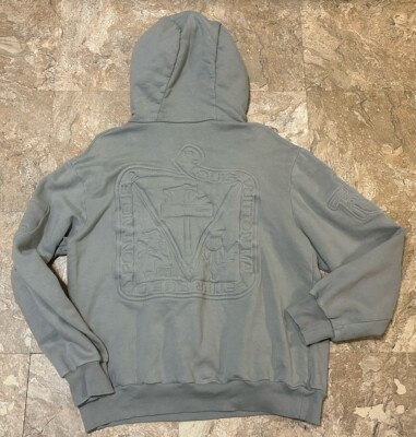 Louis Vuitton X Virgil Abloh 3D Padded Embroidered Hoodie Sz M | eBay
