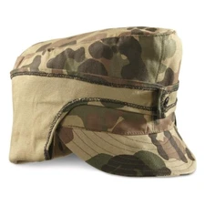 Genuine Romanian Army Field Cap M93 Combat BDU Hat Camo Leaf Military